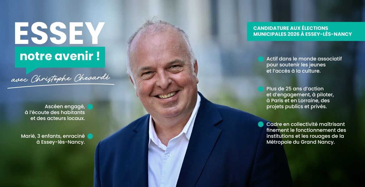 Une énergie nouvelle pour Essey avec Christophe Chevardé